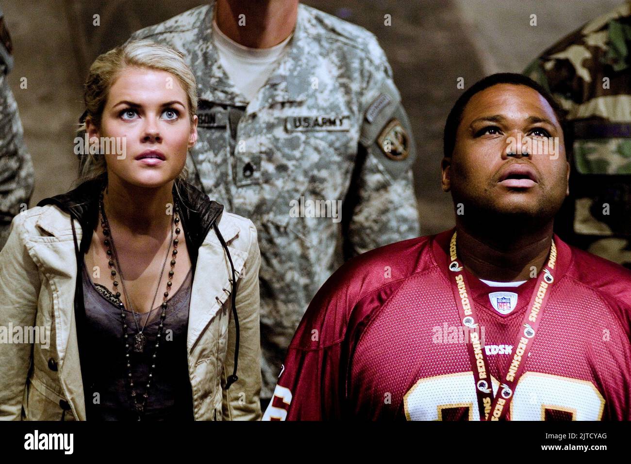 RACHAEL TAYLOR, ANTHONY ANDERSON, TRANSFORMERS, 2007 Stock Photo