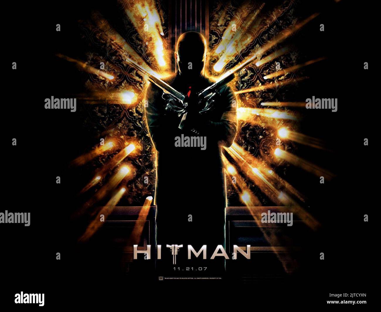 MOVIE POSTER, HITMAN, 2007 Stock Photo