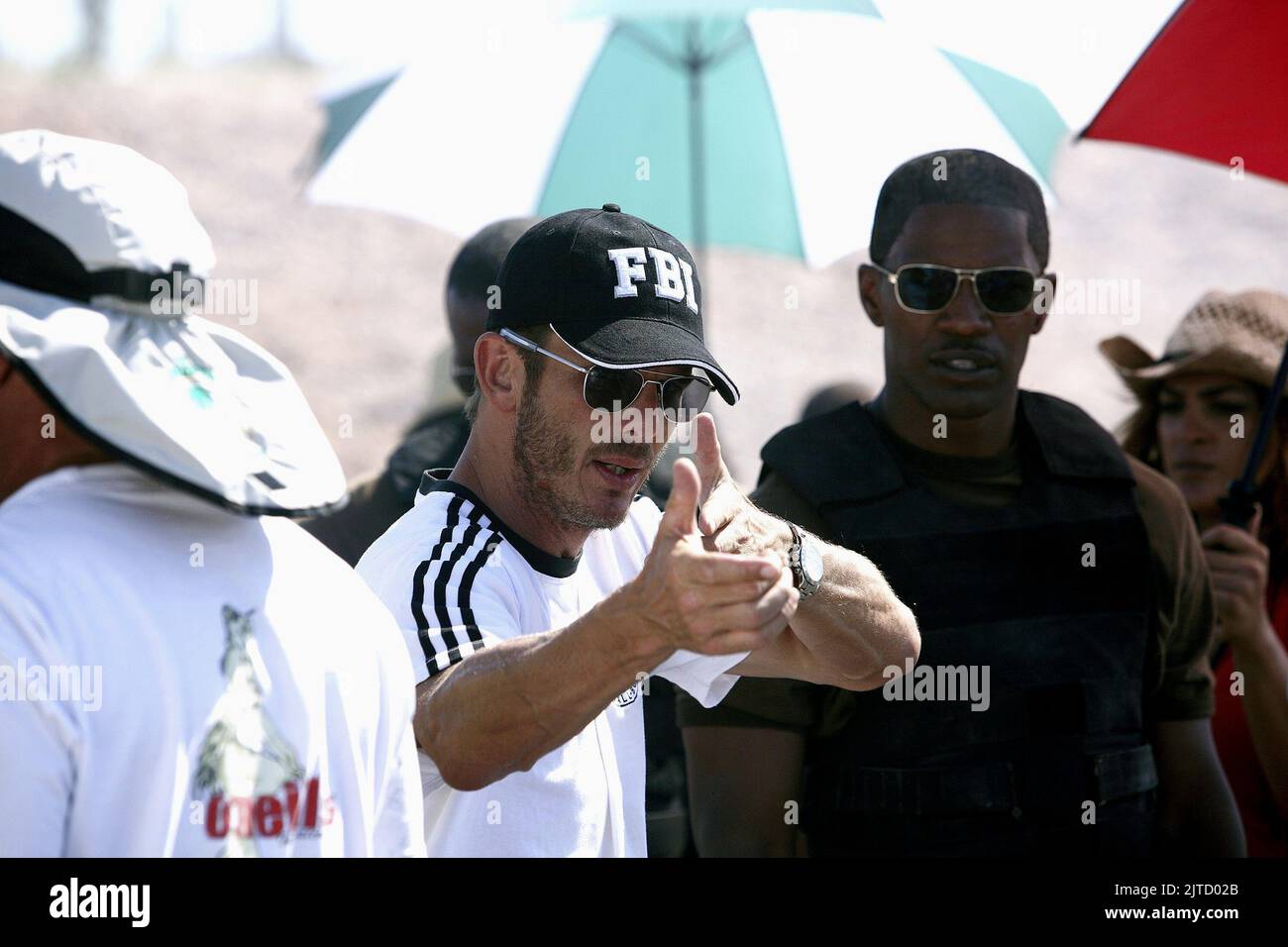 PETER BERG, JAMIE FOXX, THE KINGDOM, 2007 Stock Photo Alamy