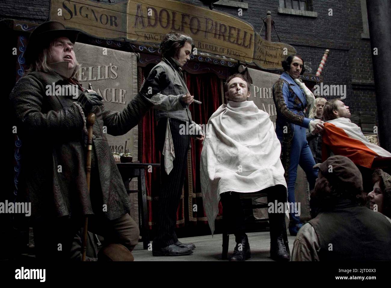 TIMOTHY SPALL, JOHNNY DEPP, SACHA BARON COHEN, SWEENEY TODD: THE DEMON