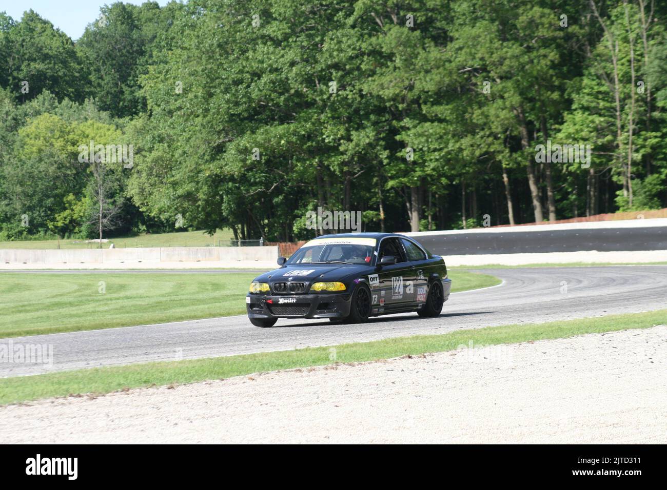 WeatherTech Chicago Region SCCA June Sprints 2022 at Road America Sports Car Course  turn ten. Stock Photo