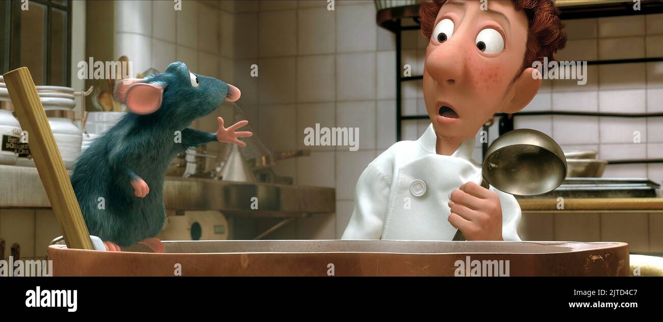 REMY,LINGUINI, RATATOUILLE, 2007 Stock Photo Alamy