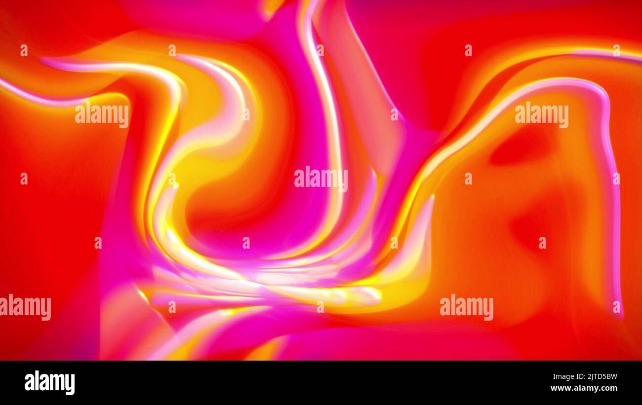 Neon wave. Computer generated 3d render Stock Photo - Alamy