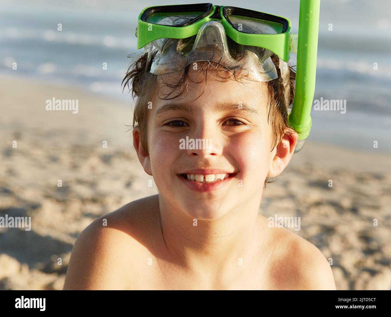 Lets dive in and discover the wonderful underwater world. Portrait of a