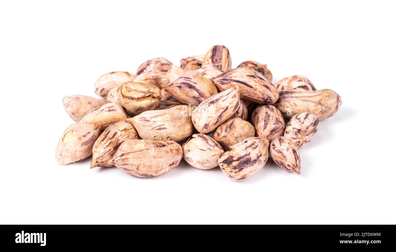 peanuts kernel isolated on white background Stock Photo - Alamy
