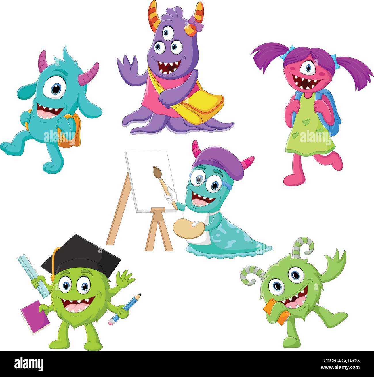 Monster school hi-res stock photography and images - Alamy