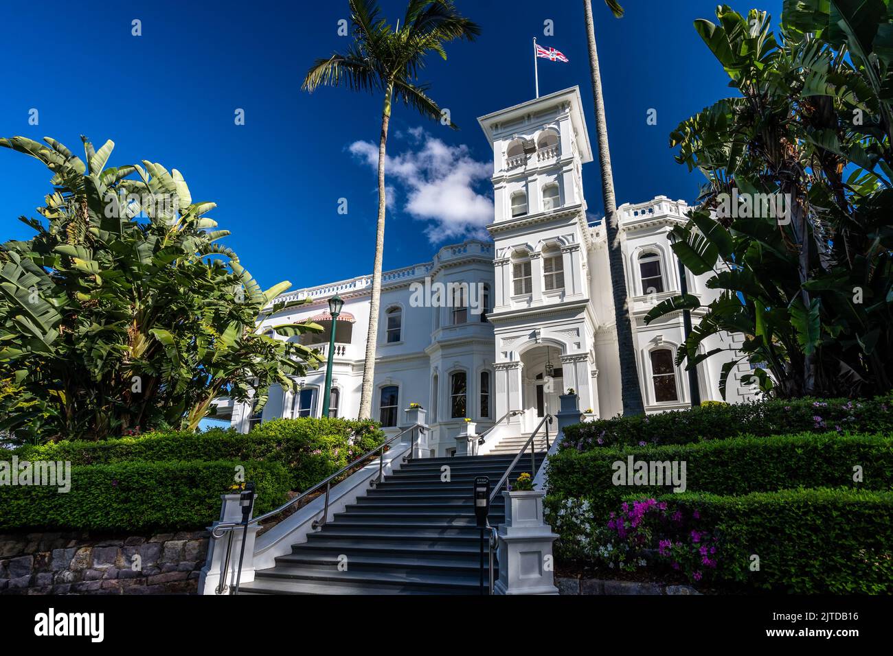 Brisbane, Queensland, Australia - Government house building Stock Photo