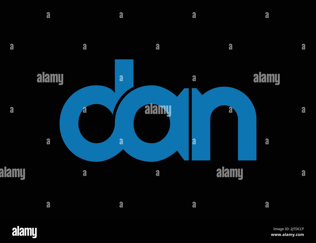 DAN Initial Monogram Letter dan Logo Design Vector Template d a n