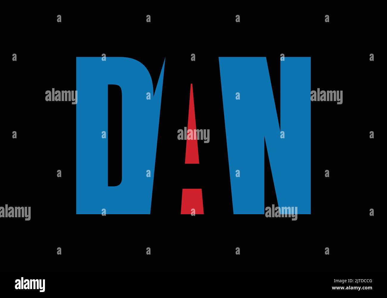 DAN Initial Monogram Letter dan Logo Design Vector Template d a n