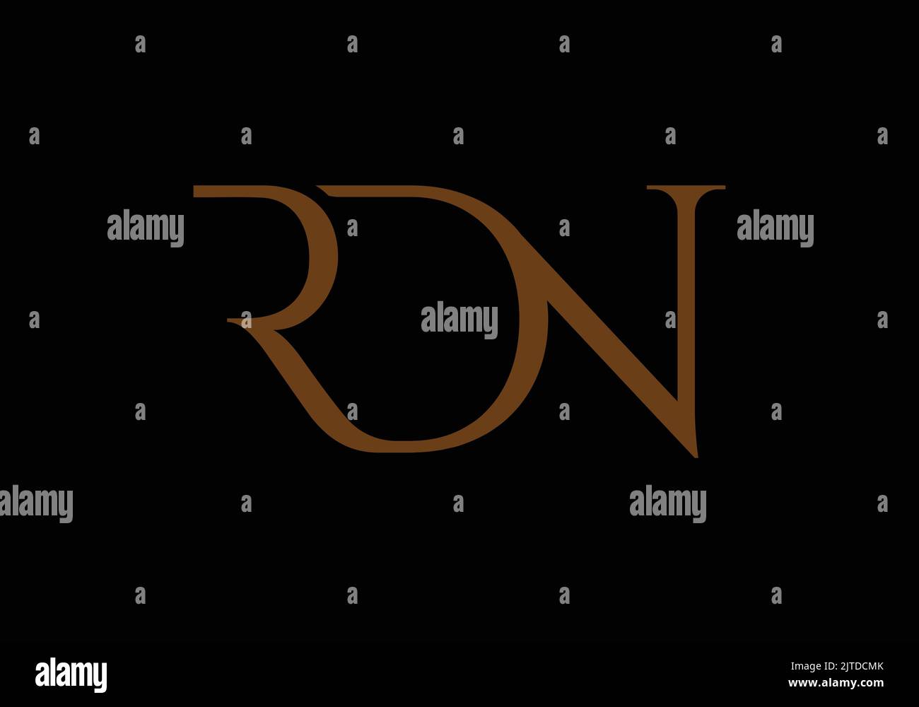 Rdn minimal logo design hi-res stock photography and images - Alamy