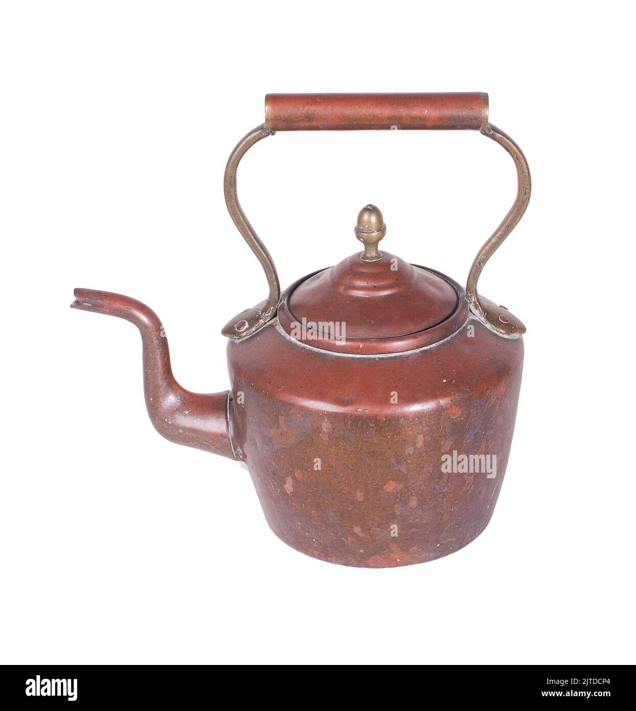 Old copper kettle Stock Photo Alamy