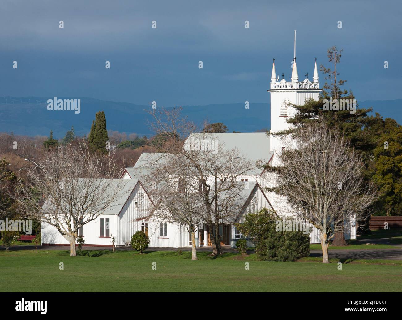 Feilding, New Zealand - July 2nd 2016: Historic St John the Evangelist Church. Stock Photo