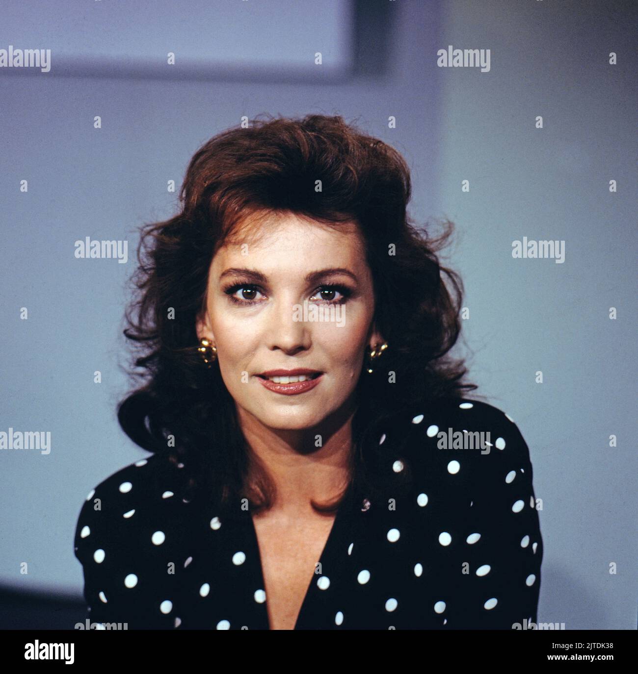 Iris Berben, deutsche Schauspielerin, Portrait, Deutschland, 1990. Iris 