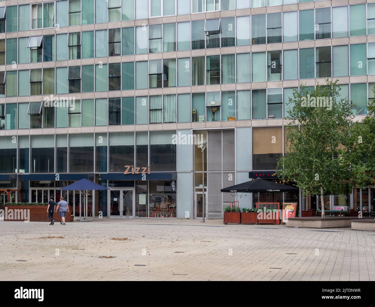 The Hub, Milton Keynes, a modern development of flats, offices and