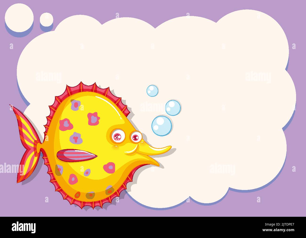 Halibut fish on frame background illustration Stock Vector Image & Art