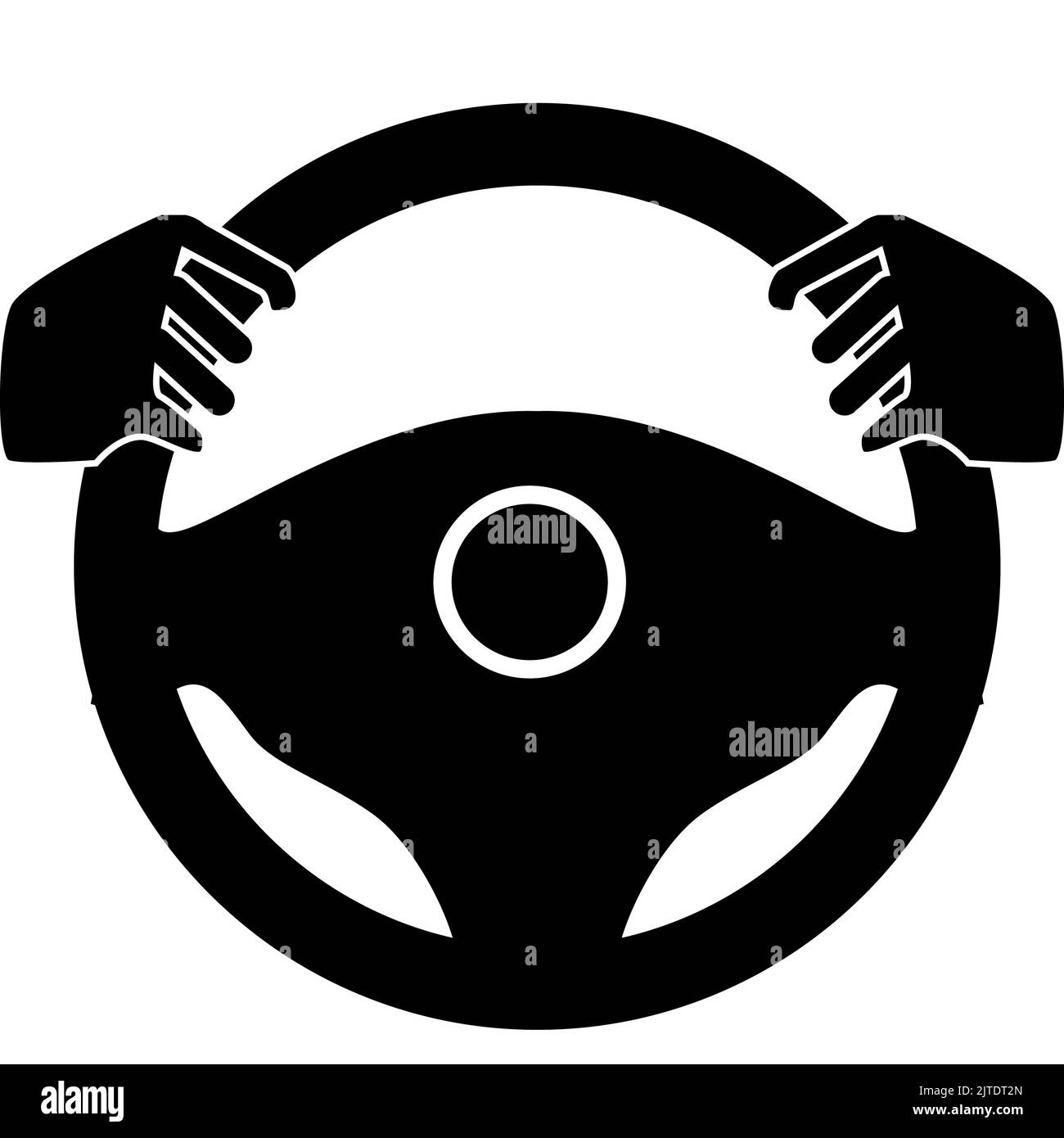 steering wheel icon on white background. car driver sign. Car wheel