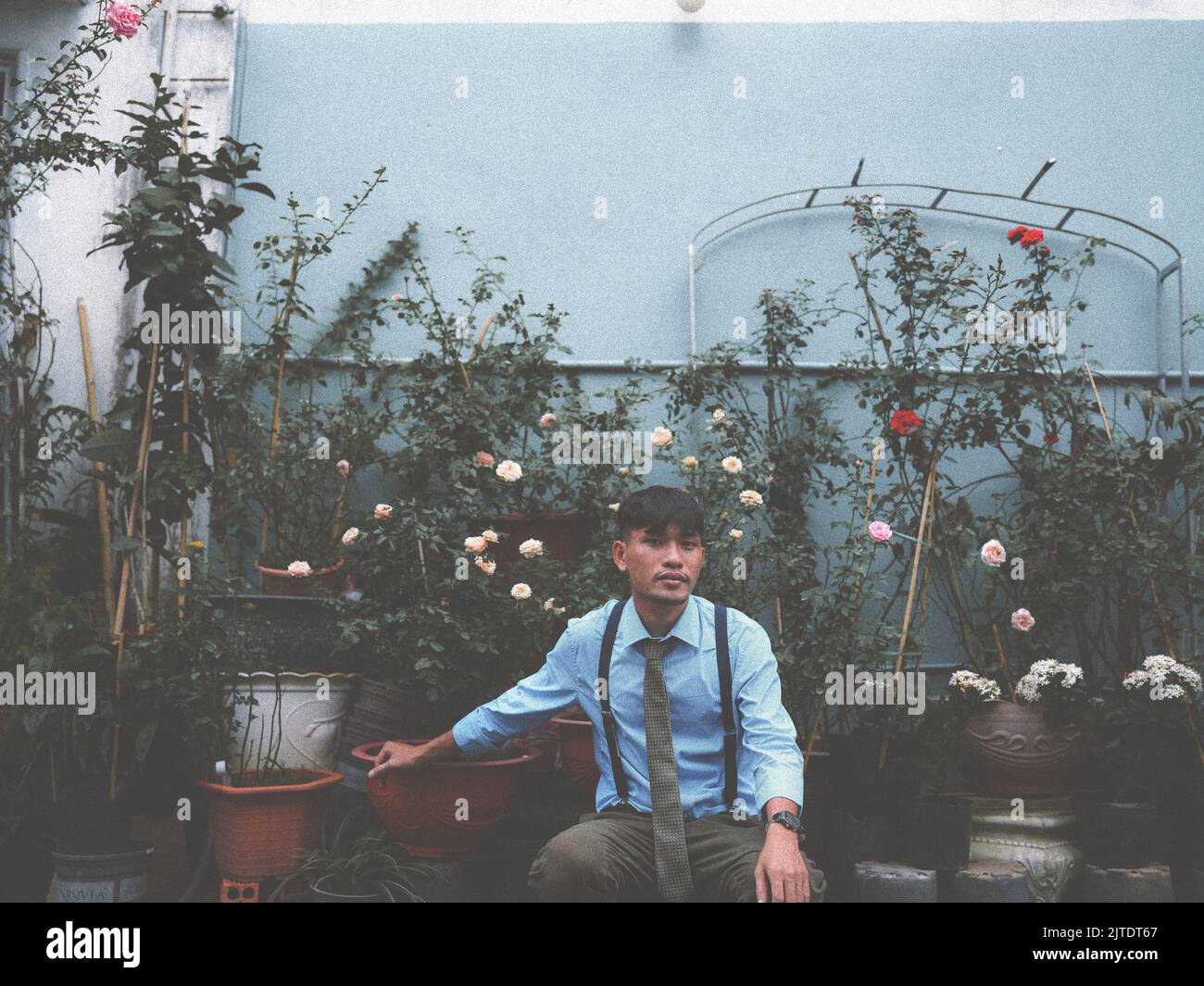 portrait of an asian young man Stock Photo - Alamy