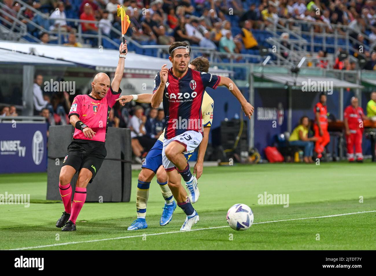 Renato Dall'Ara stadium, Bologna, Italy, August 21, 2022, Bologna's ...