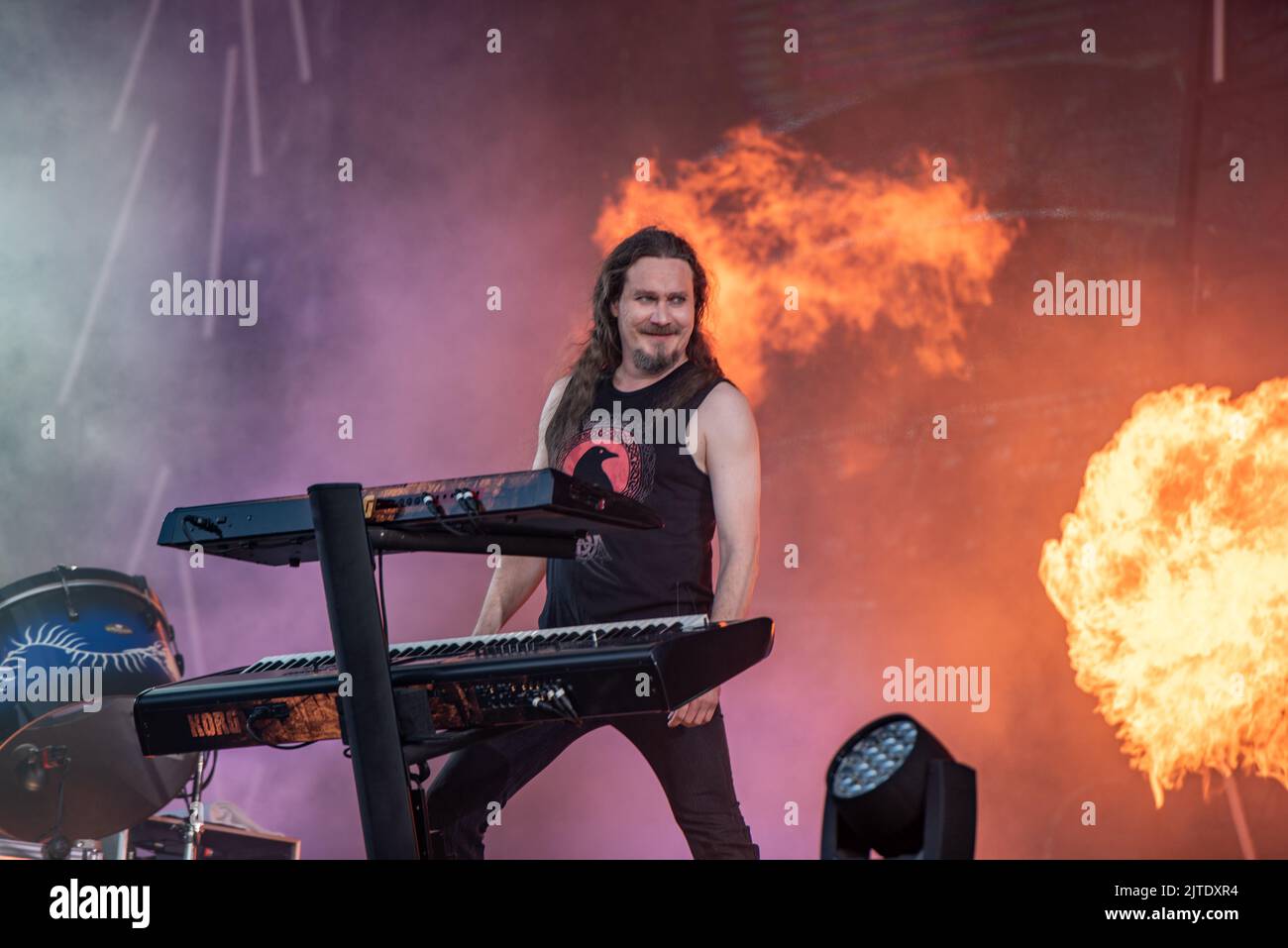 June 25, 2022: Nightwish perform at the Hellfest Open Air festival Stock Photo