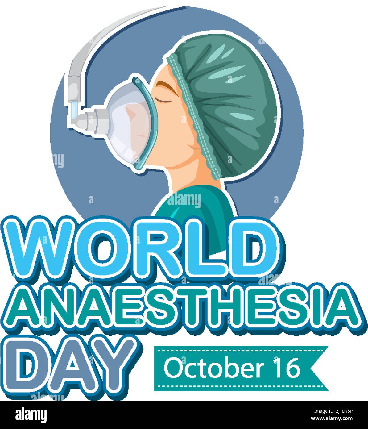 World Anaesthesia Day Logo Concept illustration Stock Vector Image & Art Alamy