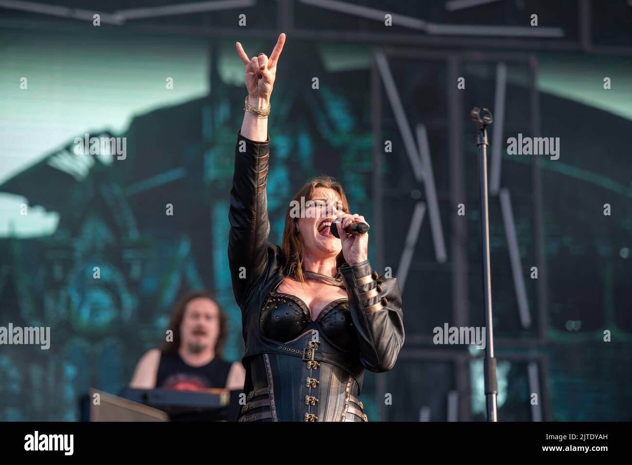 June 25, 2022: Nightwish perform at the Hellfest Open Air festival