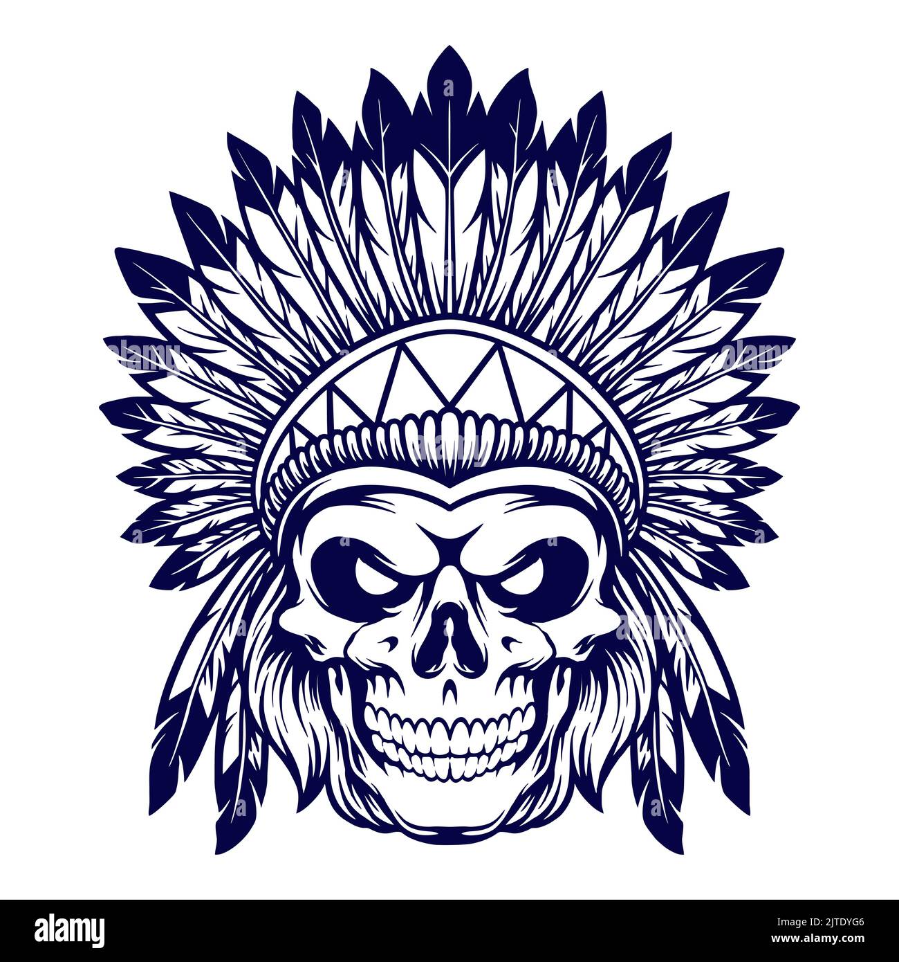 Indian chief mascot hi-res stock photography and images - Alamy