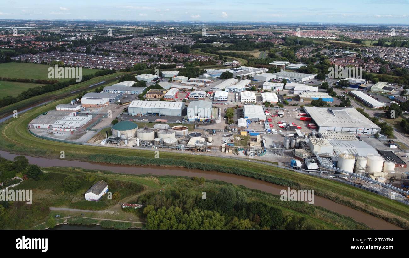 Aerial view of Sutton Fields Industrial Estate, Kingston Upon Hull