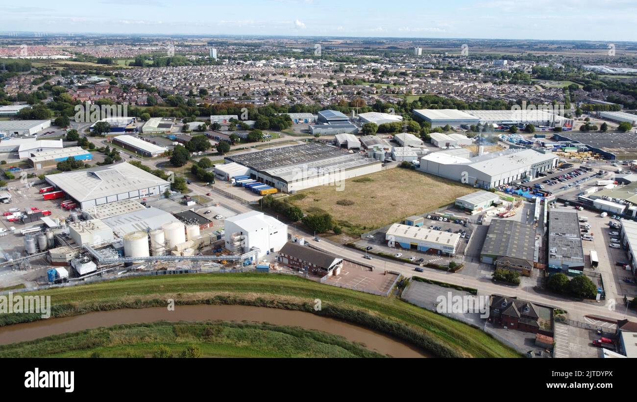 Aerial view of Sutton Fields Industrial Estate, Kingston Upon Hull