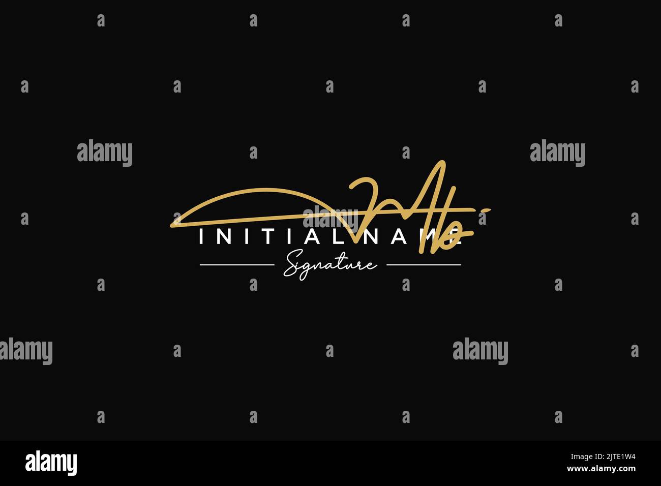 Mb signature Stock Vector Images - Alamy