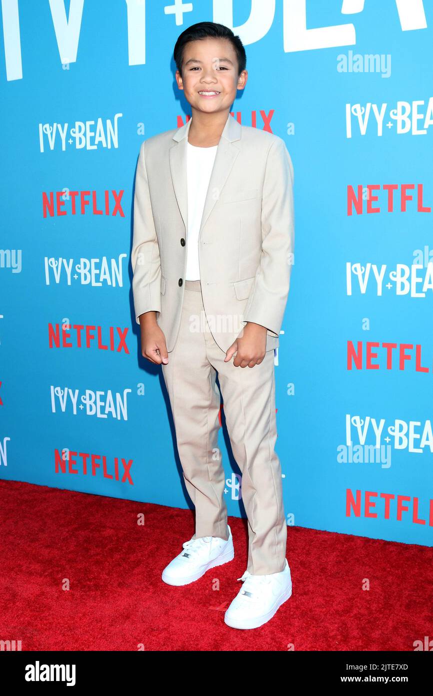 August 29, 2022, Los Angeles, CA, USA: LOS ANGELES - AUG 29:  Roman Pesino at the Ivy + Bean Special Screening at Harmony GOld Theater on August 29, 2022 in Los Angeles, CA (Credit Image: © Kay Blake/ZUMA Press Wire) Stock Photo