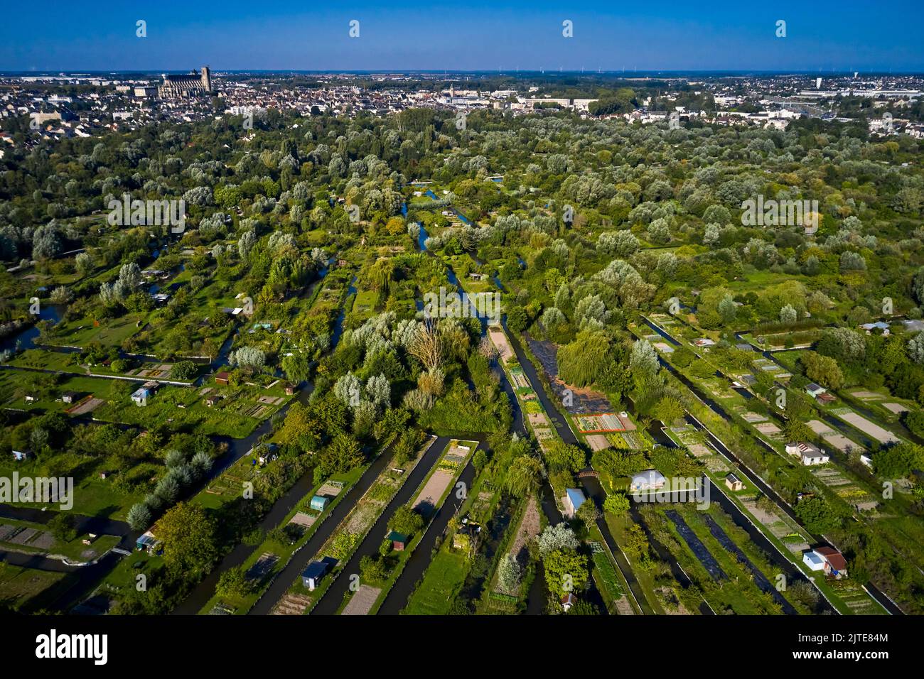 Bourges france aerial hi-res stock photography and images - Alamy