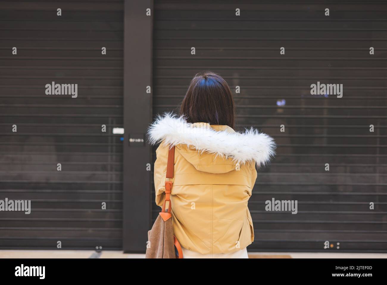 Stores show case in shopping mall closed due to sanctions, boycott and