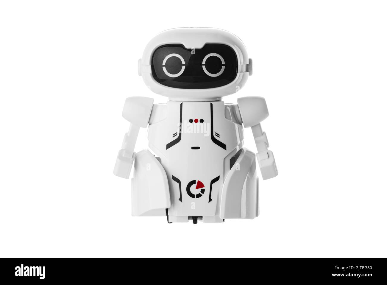 Modern design  ai robot, isolated on white background Stock Photo