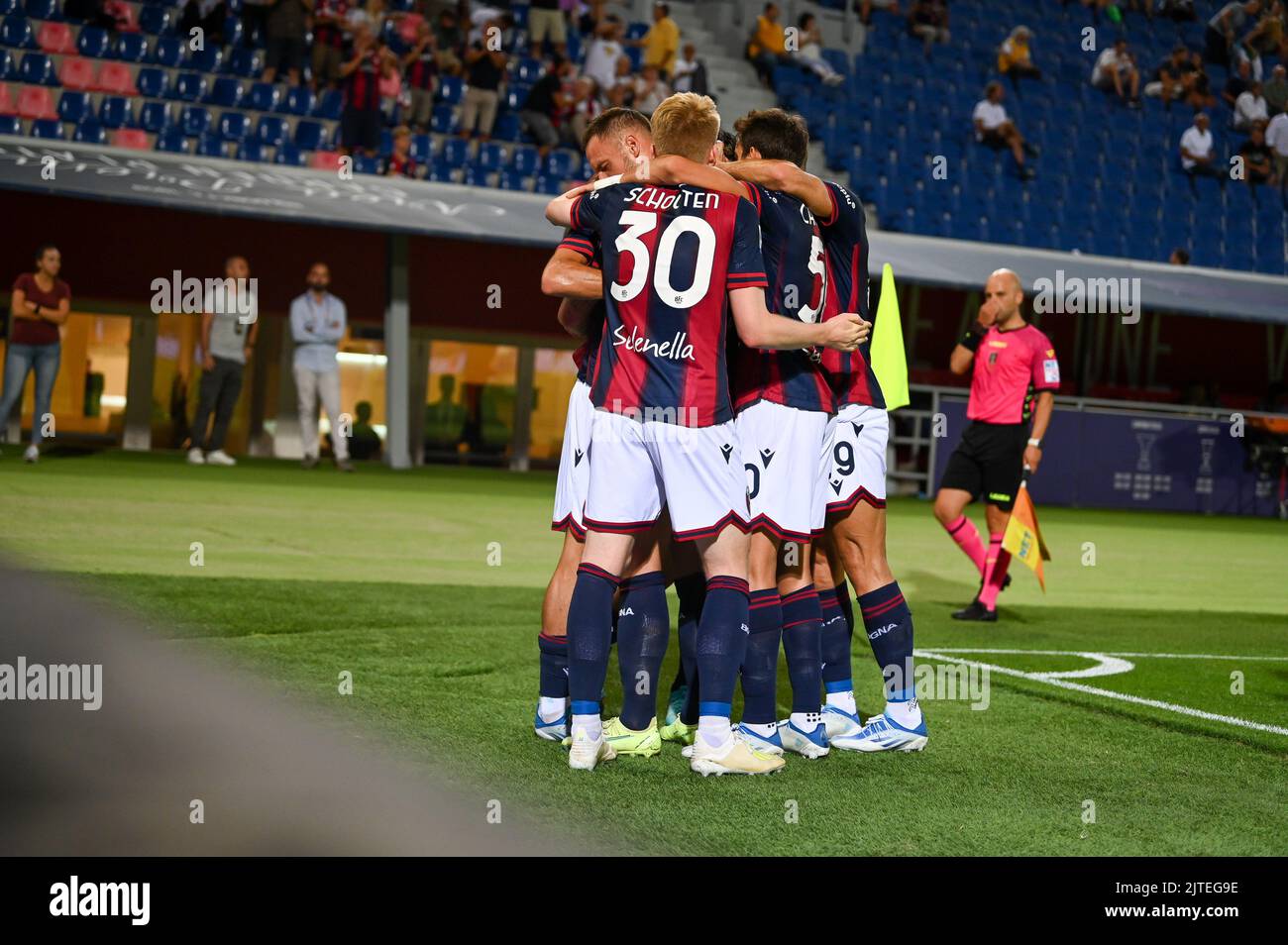 Bologna's Marko Arnautovic celebrates after scoring a goal 10 during