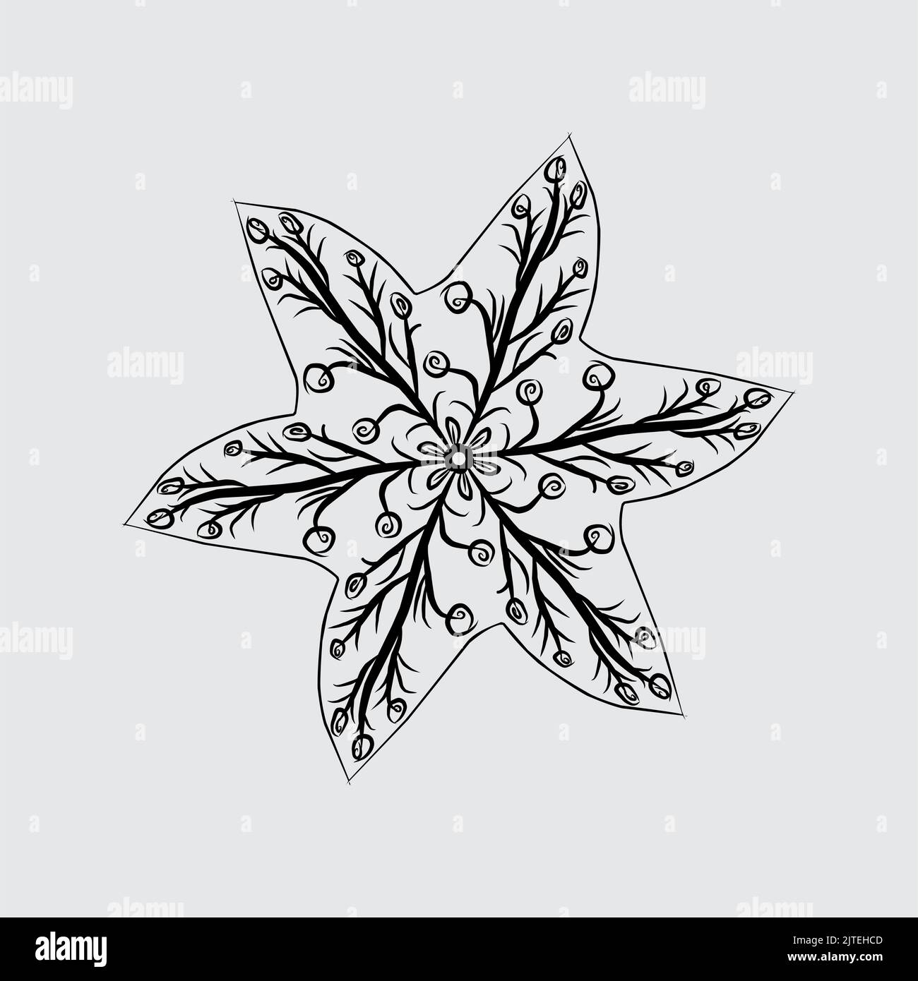 A vector illustration of beautiful line art Stock Vector Image & Art ...