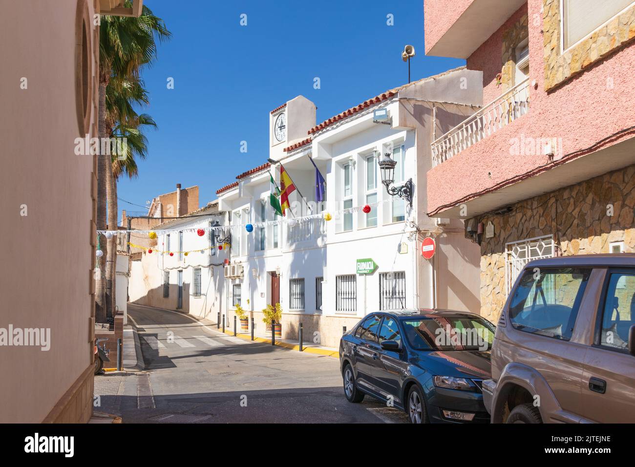 Town Hall of Partaloa a Small Town in the Almanzora Valley, Almeria