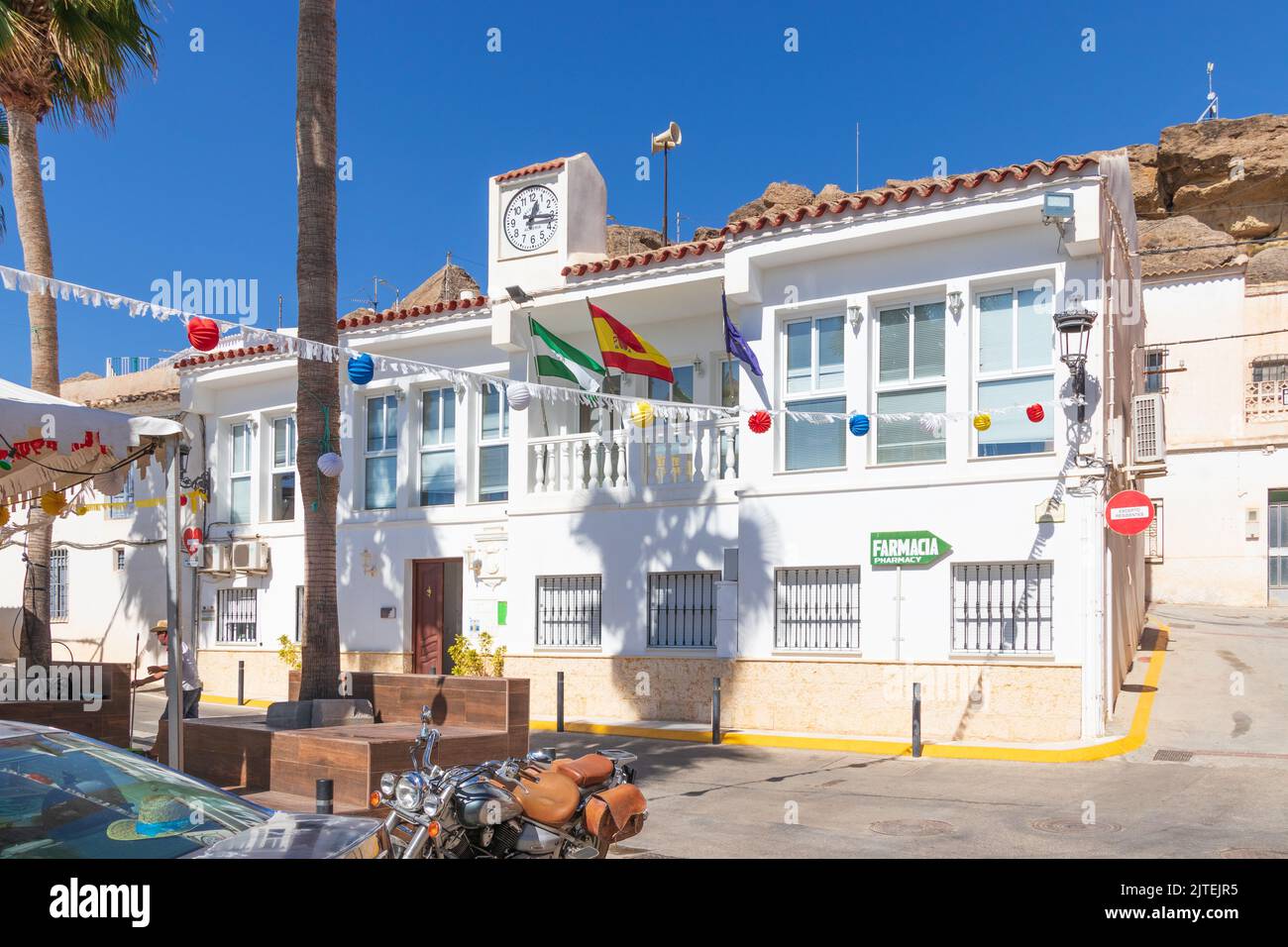 Town Hall of Partaloa a Small Town in the Almanzora Valley, Almeria