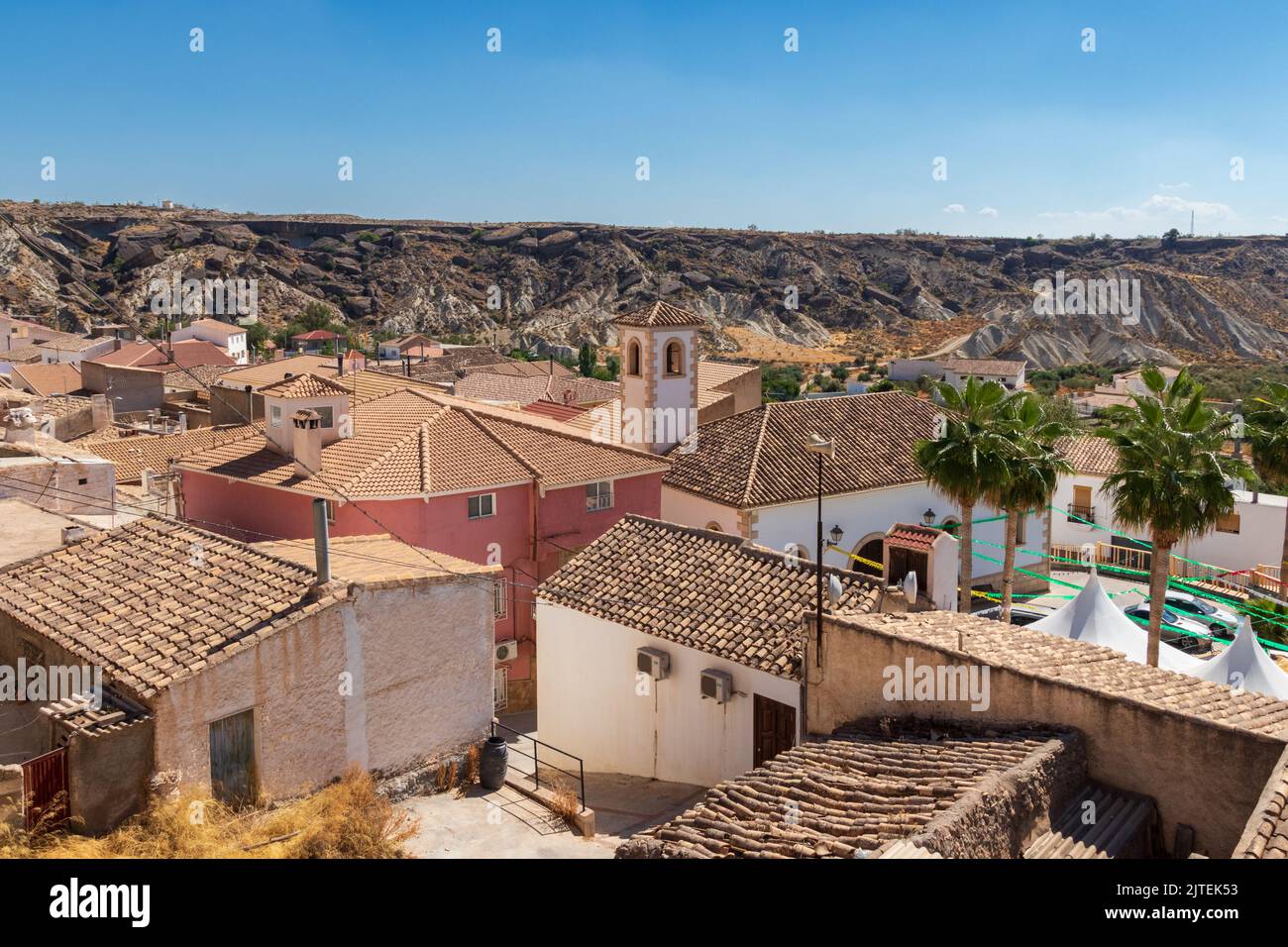 Partaloa a Small Town in the Almanzora Valley, Almeria province, Andalucia Spain Stock Photo