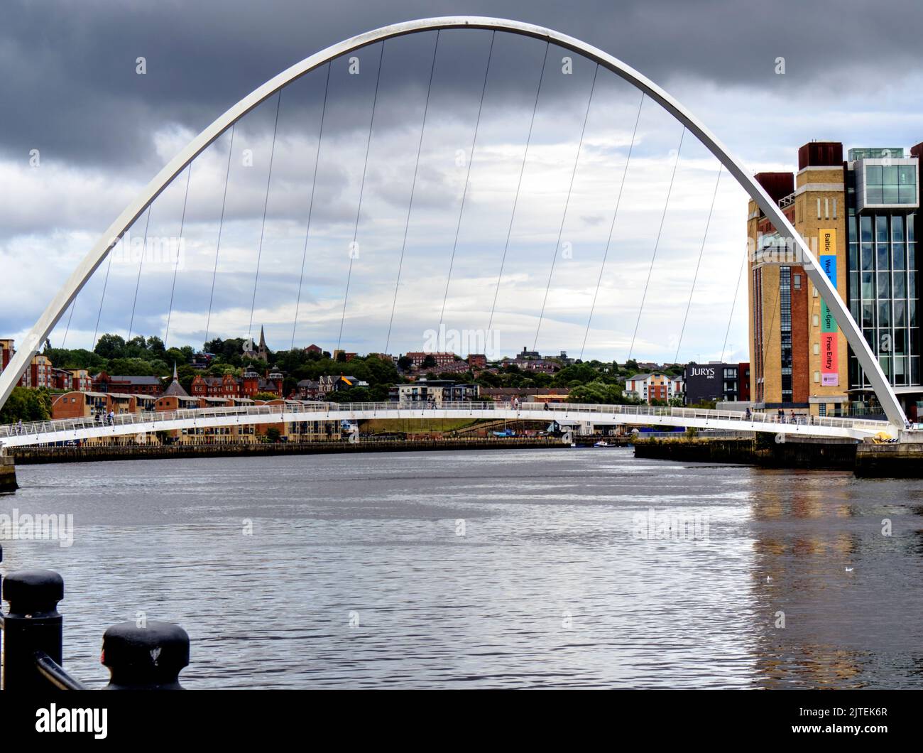 Millennium Bridge Stock Photo