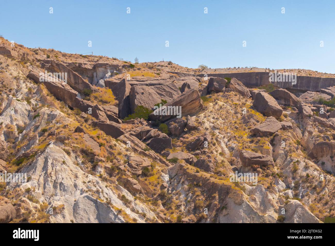 Partaloa a Small Town in the Almanzora Valley, Almeria province, Andalucia Spain Stock Photo