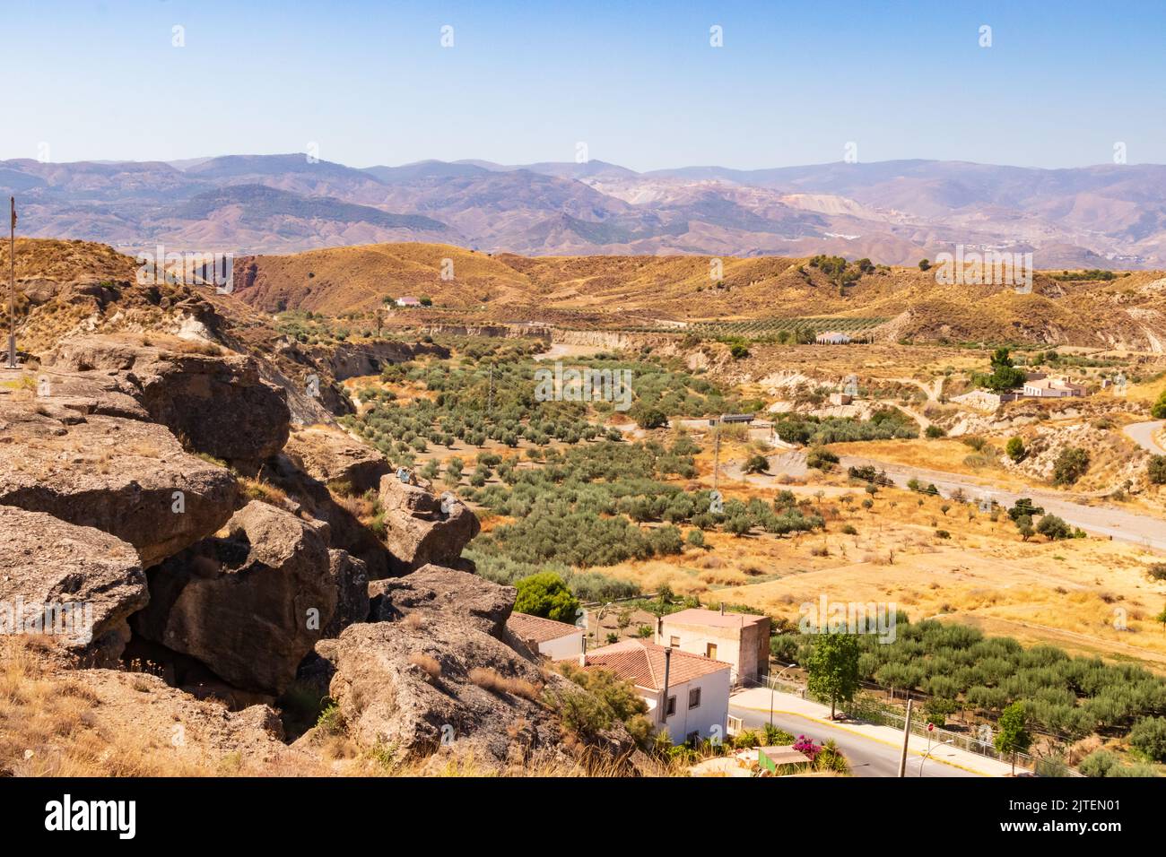 Partaloa a Small Town in the Almanzora Valley, Almeria province
