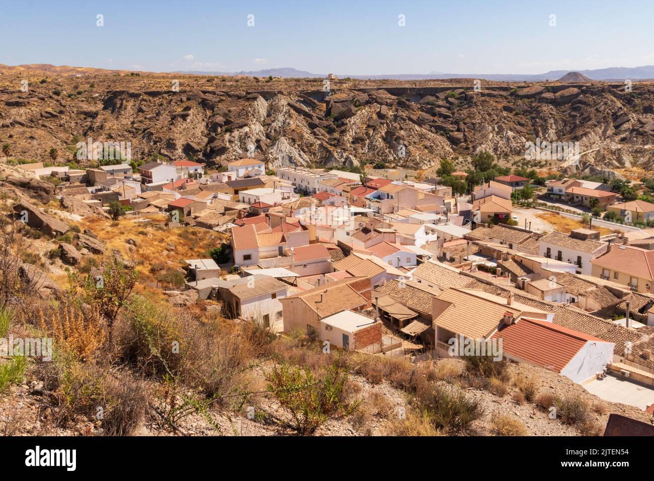 Partaloa a Small Town in the Almanzora Valley, Almeria province