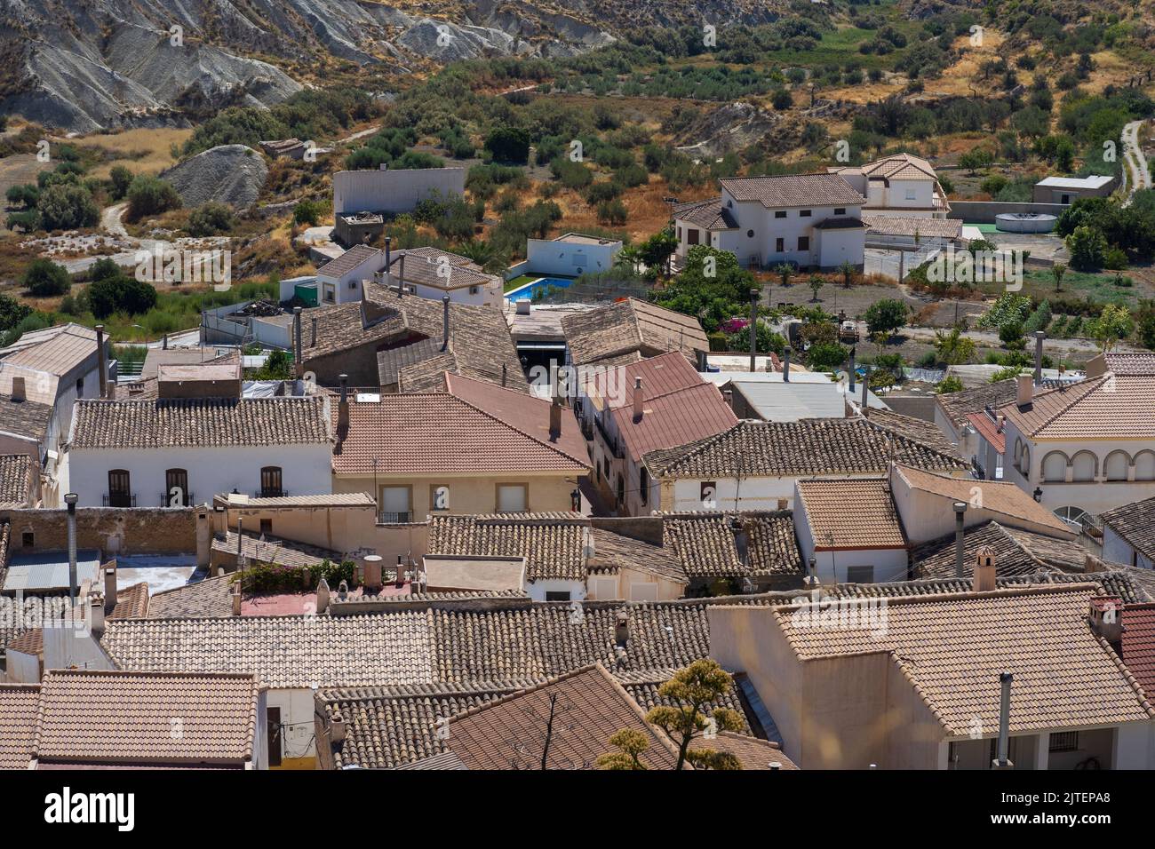 Partaloa a Small Town in the Almanzora Valley, Almeria province