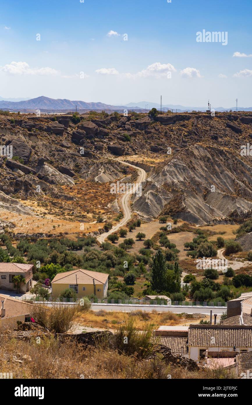 Partaloa a Small Town in the Almanzora Valley, Almeria province