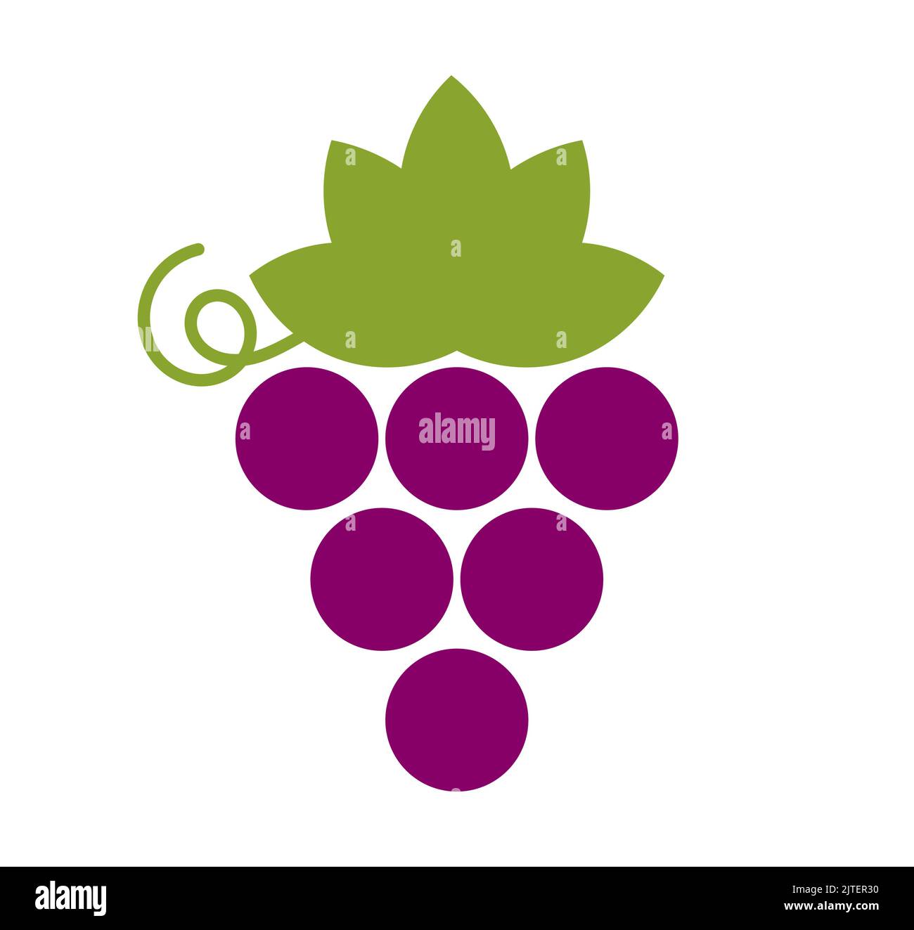 Red wine grapes icon. Vector illustration Stock Vector Image & Art Alamy