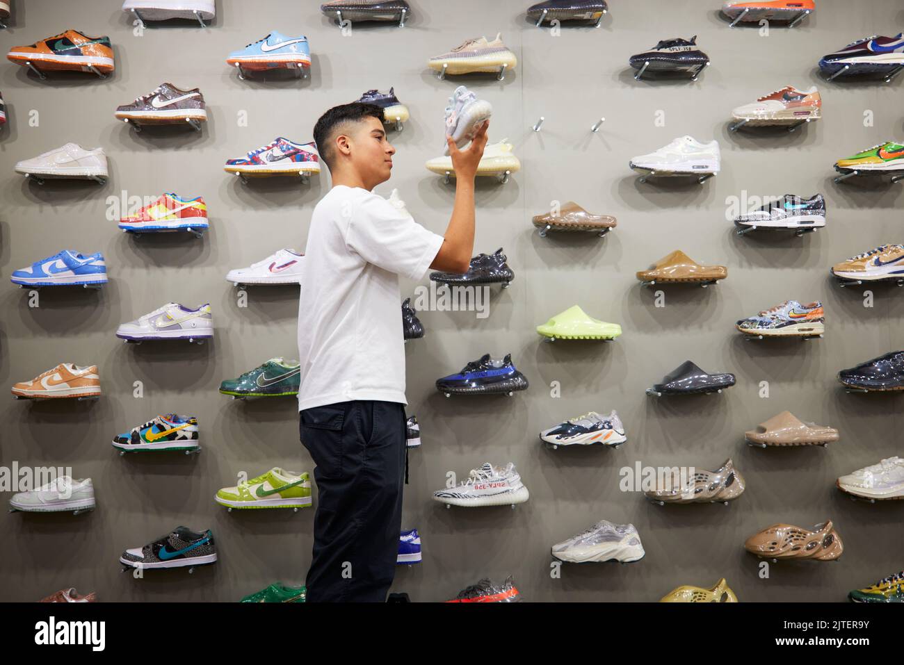 Kershkicks trainer shop in Liverpool Stock Photo Alamy