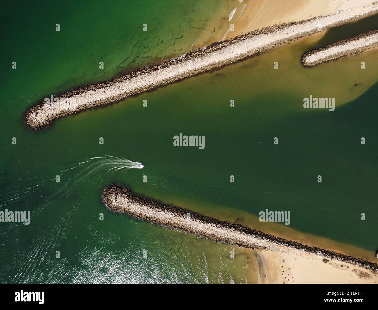 Aerial shot blue ocean sun hi-res stock photography and images - Alamy
