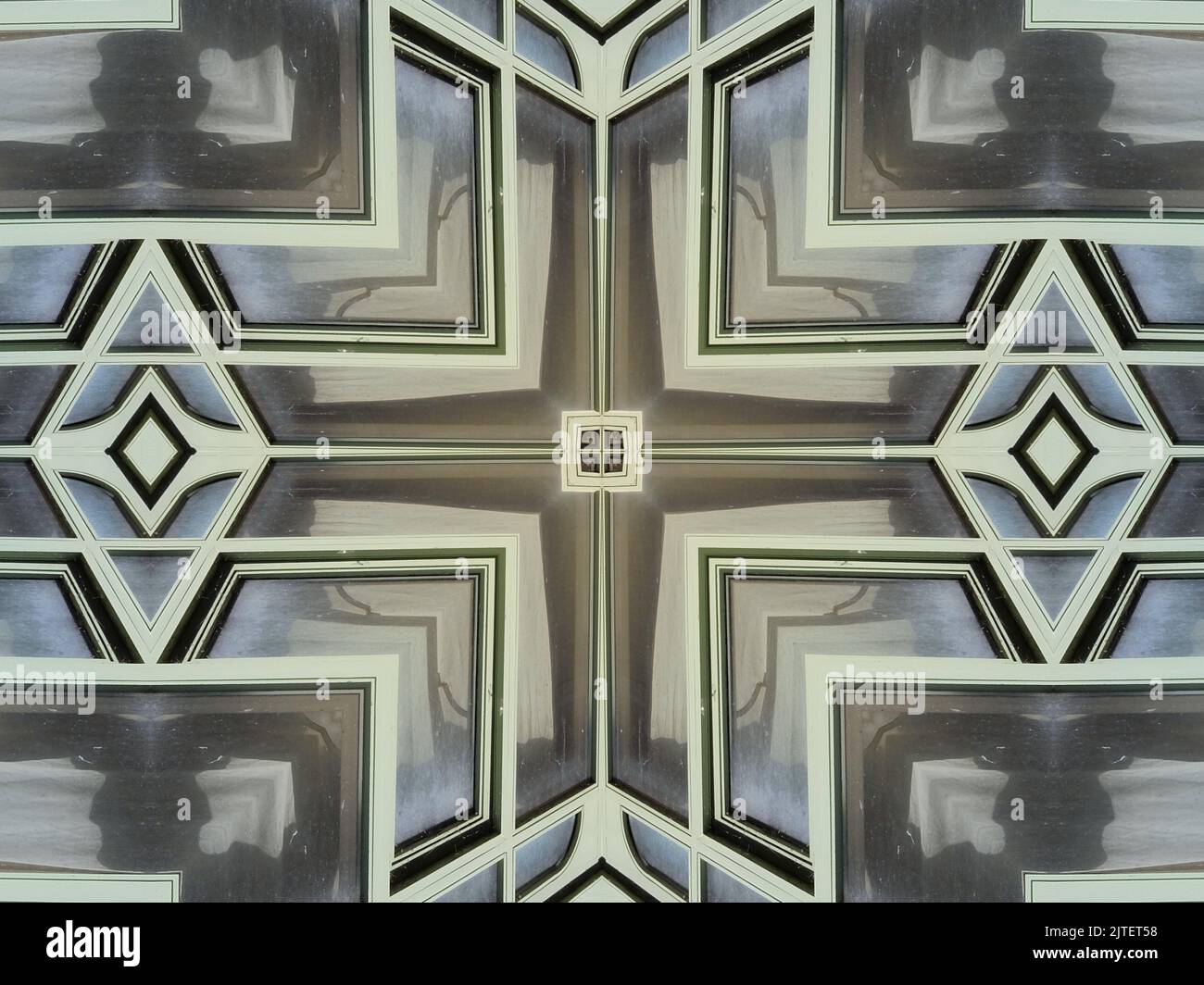 Beautiful abstract geometric repeat pattern of architectural and ...