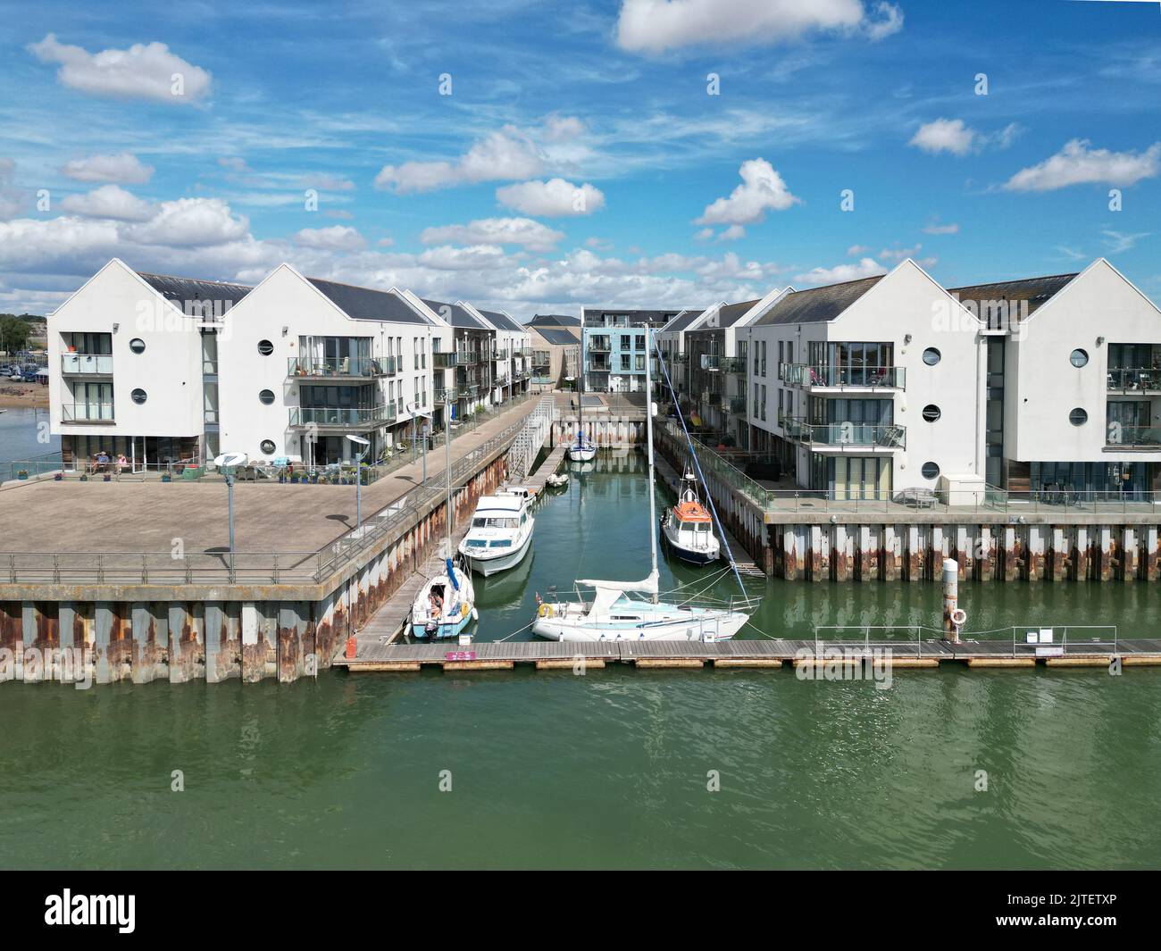Waterside Marina, Brightlingsea, Essex, UK Stock Photo - Alamy