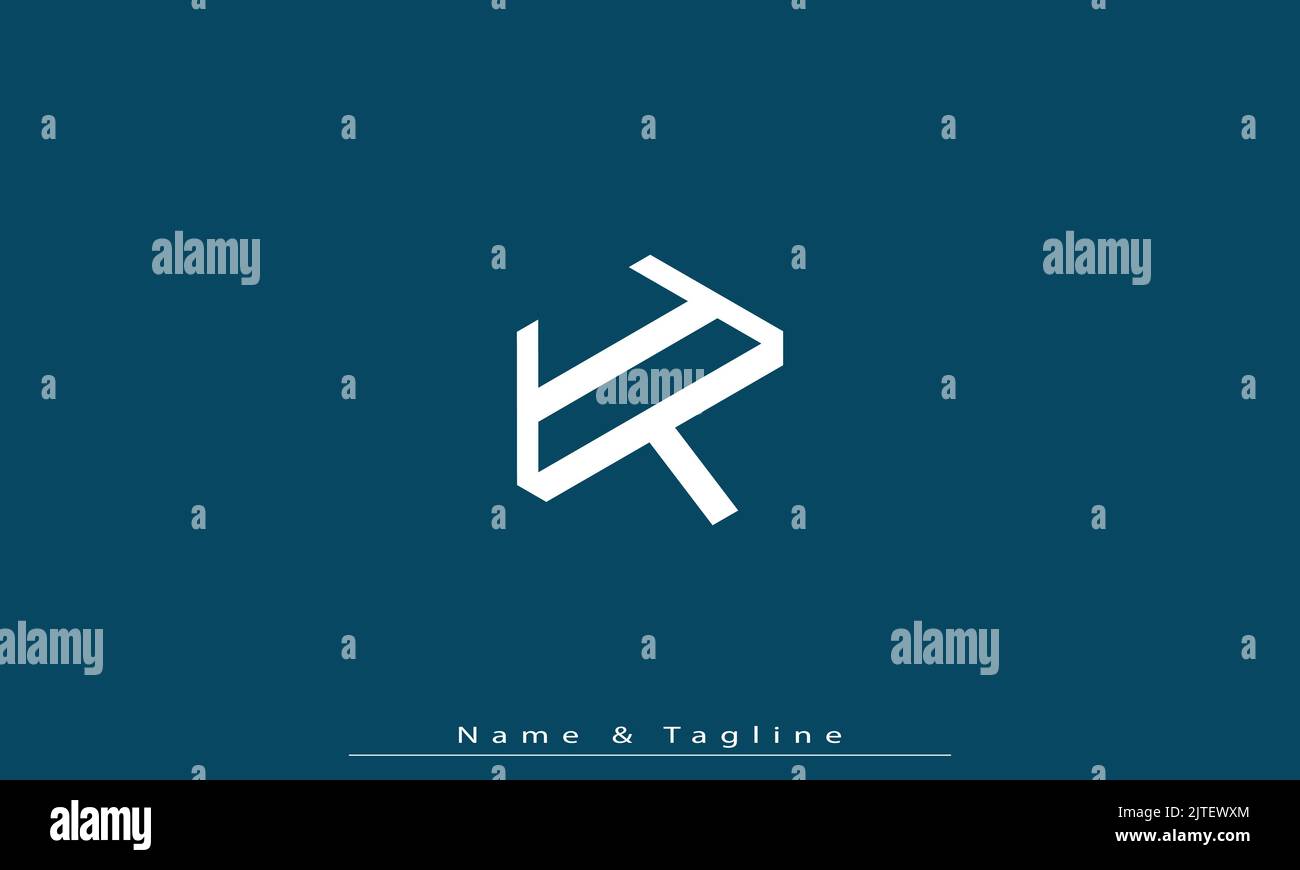 Alphabet letters Initials Monogram logo IT , TI Stock Vector